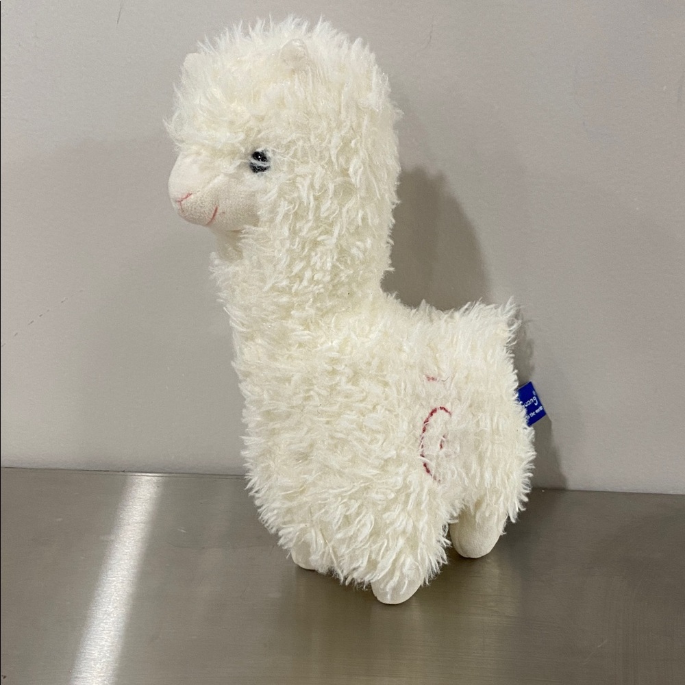 3/$10 Charming White Stuffed Llama Toy